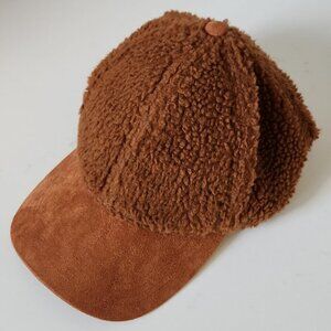 BADGLEY MISCHKA | Teddy Sherpa Hat Cap Brown OS